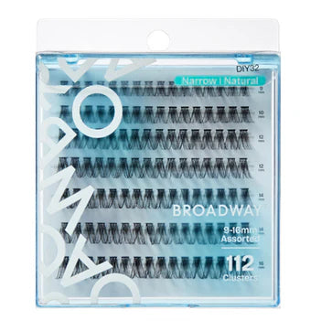 Broadway Wide Narrow Lashes – DIY Customizable Extensions (70–140 pcs) – DIY32 - ANNS BEAUTY SUPPLY